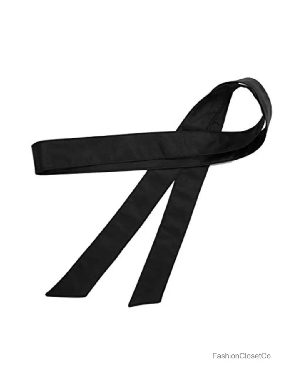 Women's Faux Leather Obi Belt Wide Waist Self-Tie Wrap Belt for Dresses & Tops
